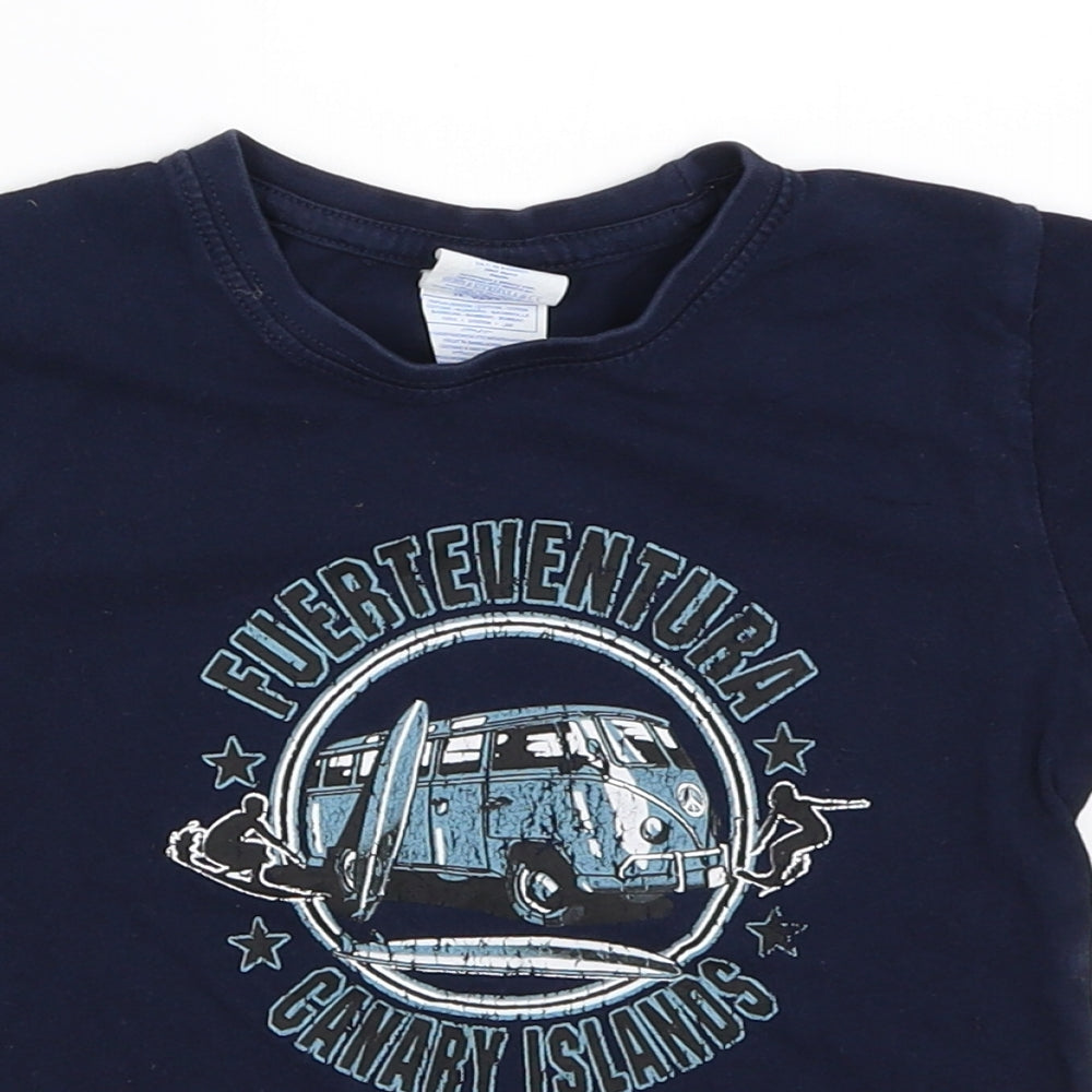 JHK Boys Blue   Basic T-Shirt Size 3-4 Years