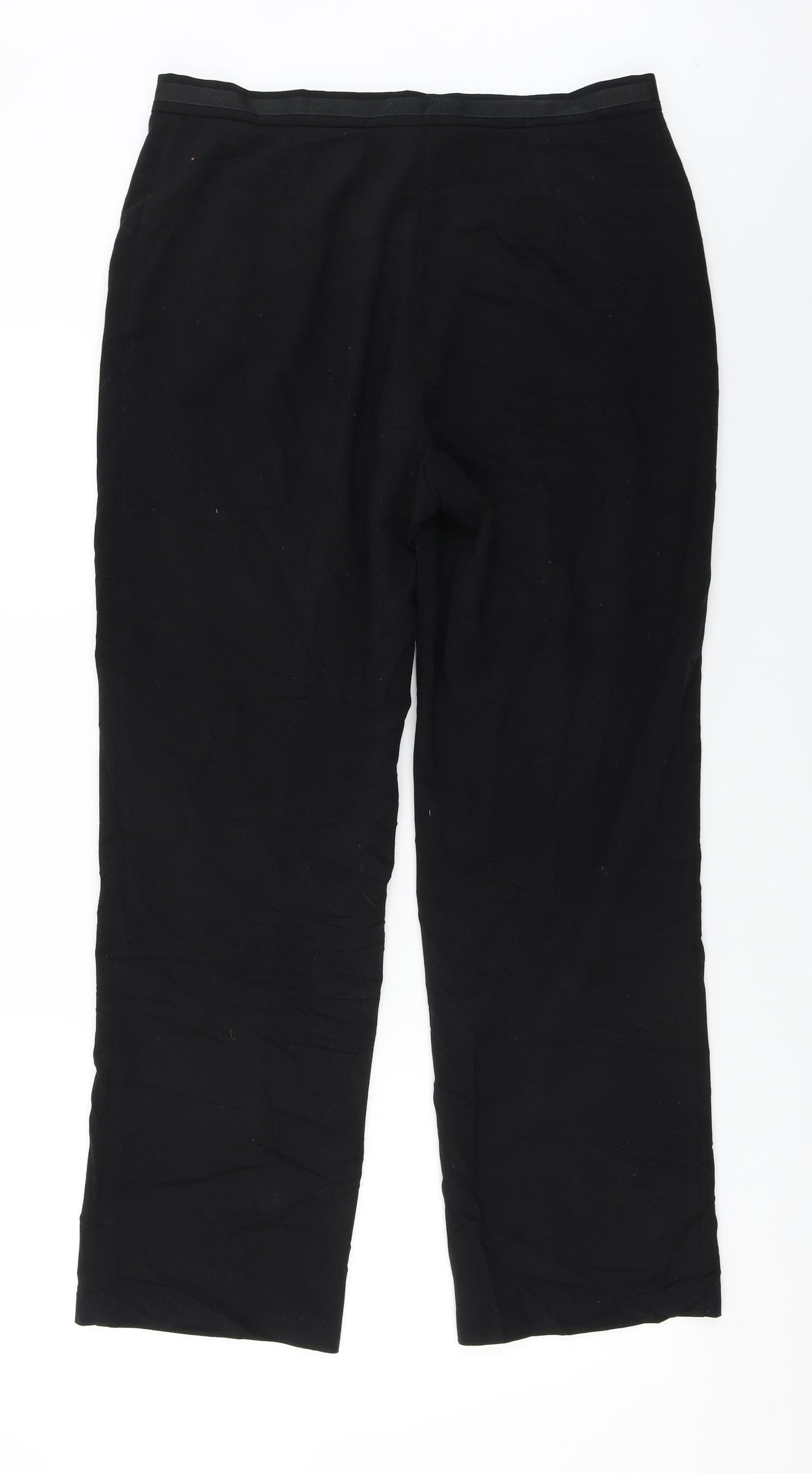 Marks and Spencer  Womens Black   Trousers  Size 12 L26 in