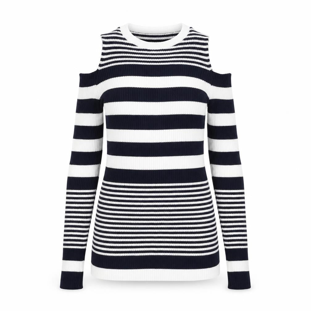 NEXT  Womens White Striped  Pullover Jumper Size 8
