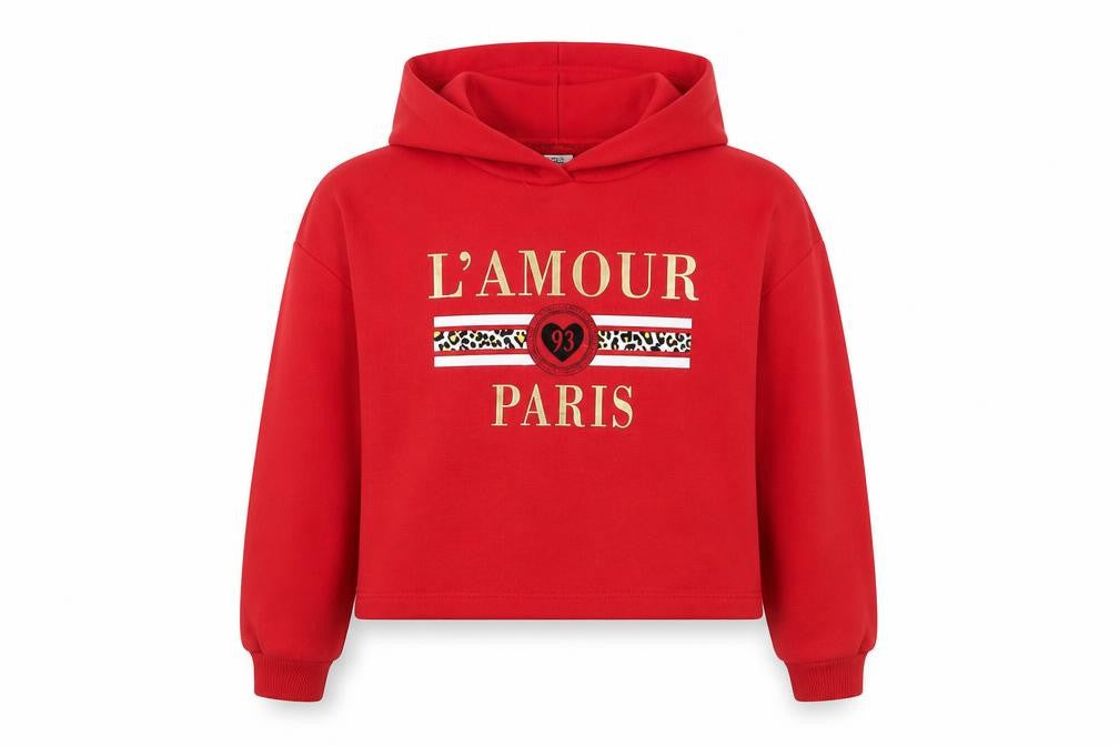 Candy  Womens Red   Pullover Hoodie Size 10