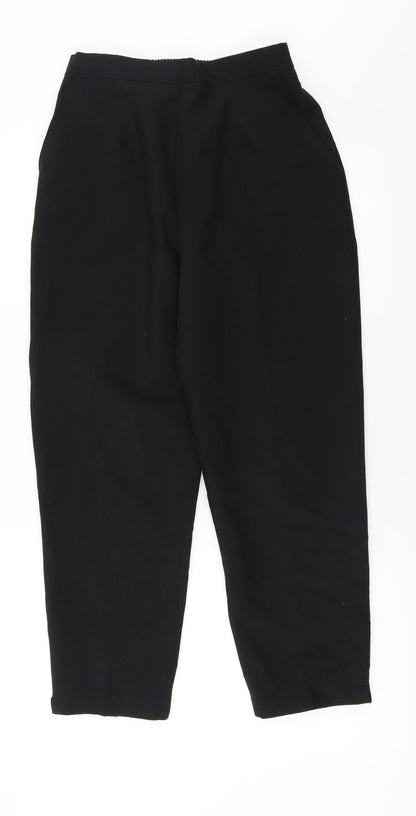 Preworn  Womens Black   Trousers  Size 10 L24 in
