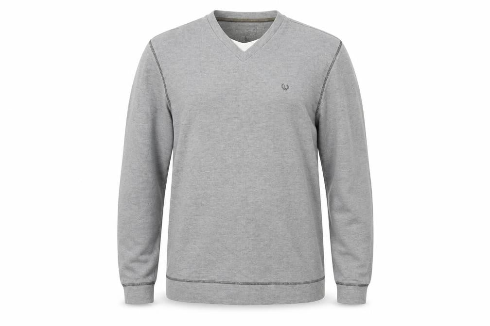 Lincoln  Mens Grey   Pullover Jumper Size L