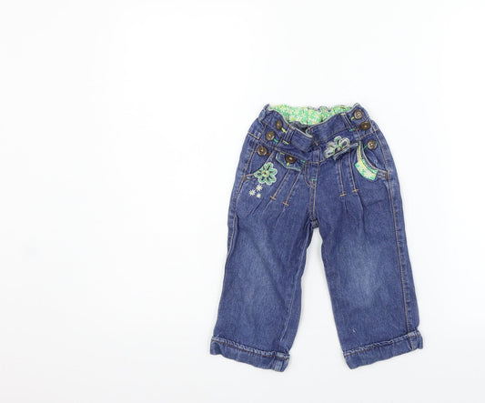 George Girls Blue   Straight Jeans Size 2 Years