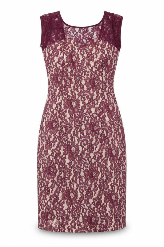 Next Womens Purple Geometric  A-Line  Size 8