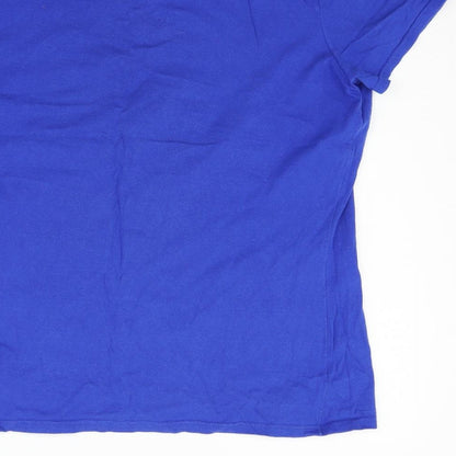 Preloved MEGAMAN Womens Blue   Basic T-Shirt Size 2XL - Label