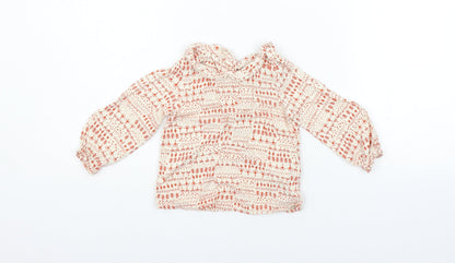Additional front view of Marks & Spencer girls’ beige jumper, size 12-18, months