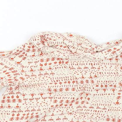Close-up detail of Marks & Spencer girls’ beige jumper, size 12-18, months