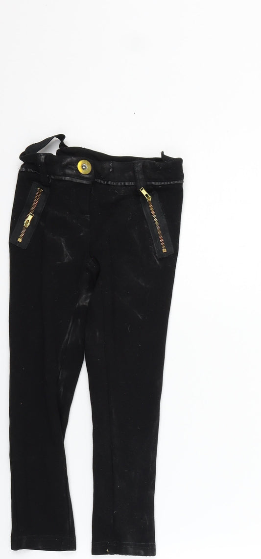 NEXT Girls Black   Jegging Trousers Size 5 Years
