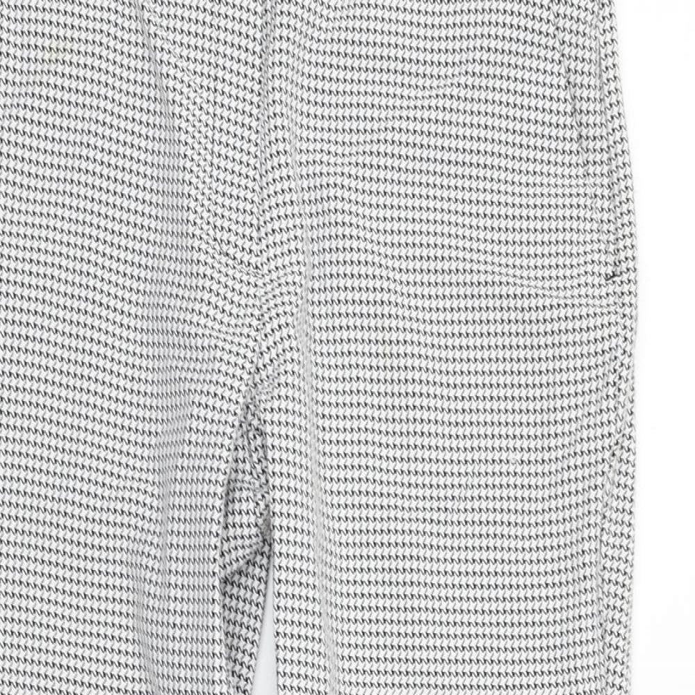 Dorothy Perkins Womens Silver   Trousers  Size 10 L26 in