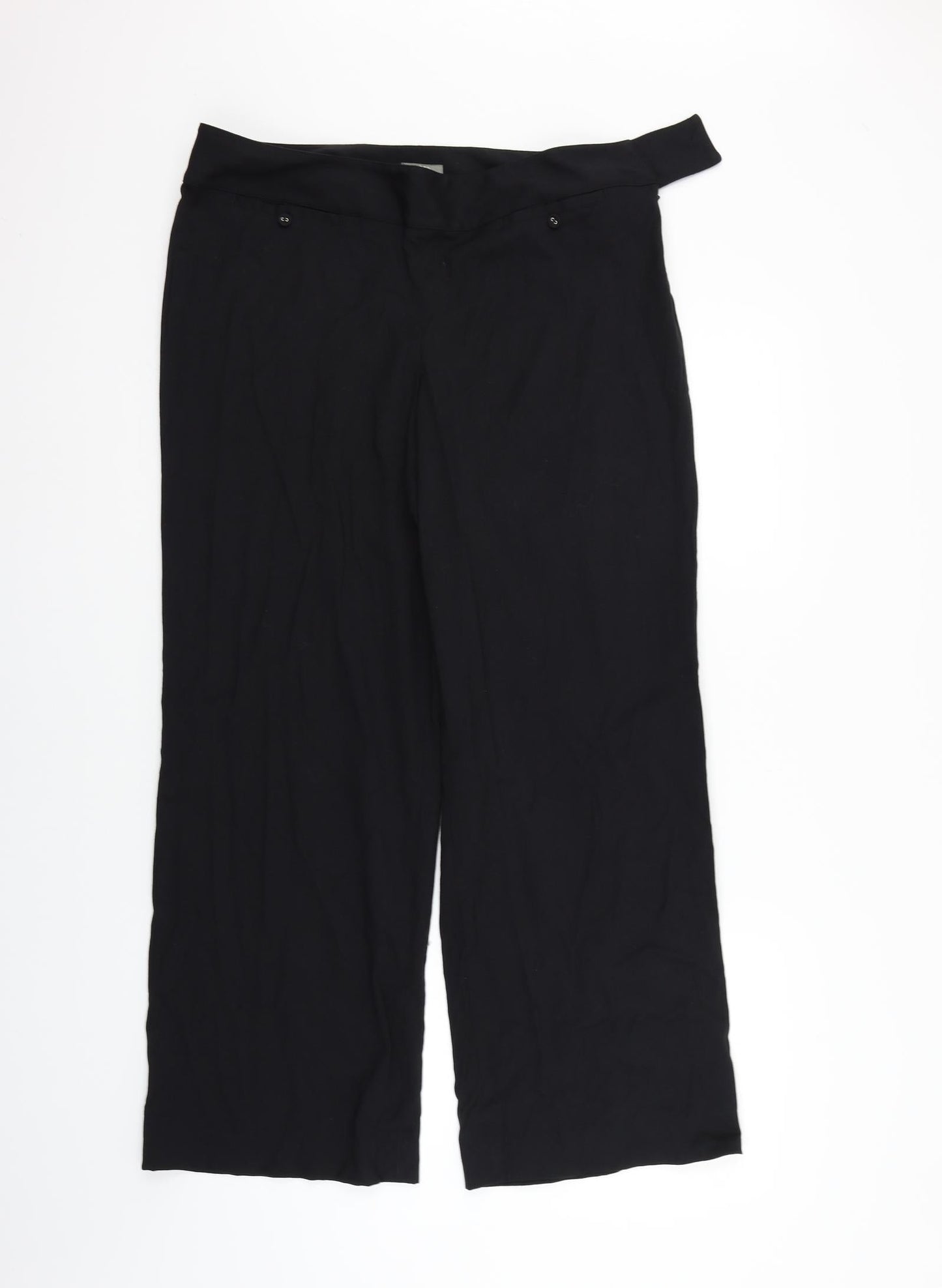 Lilac Womens Black   Trousers  Size 12