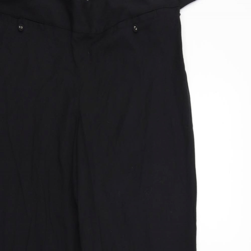 Lilac Womens Black   Trousers  Size 12