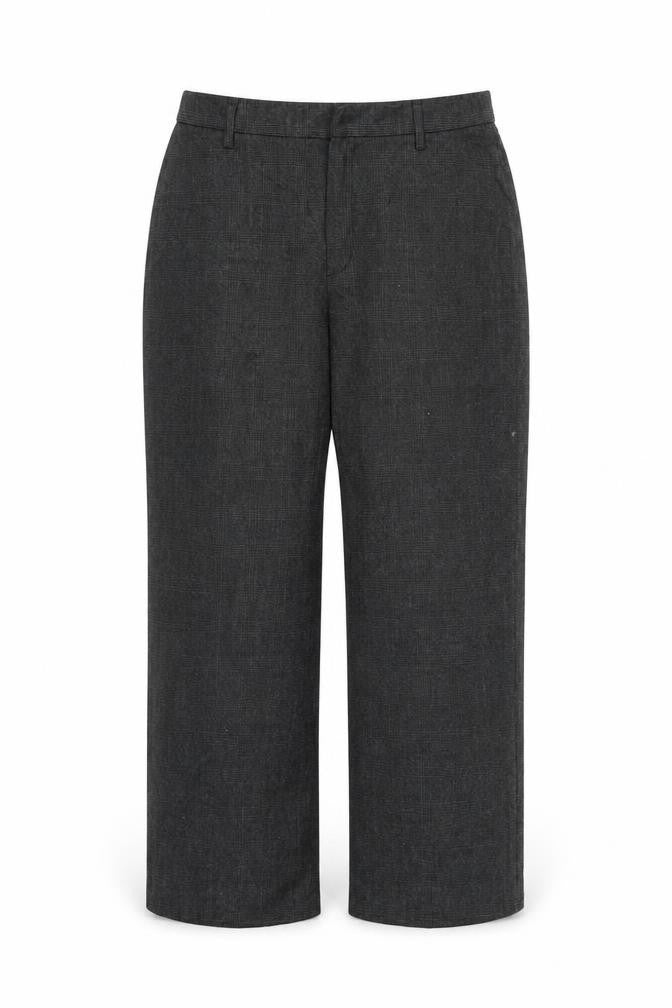 mac  Womens Grey Check  Trousers  Size 14 L26 in