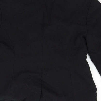Zone Womens Black   Jacket Suit Size 10