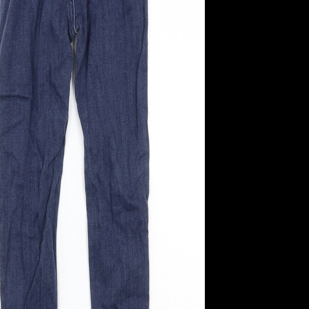 Gap Girls Blue  Canvas Skinny Jeans Size 6 Years