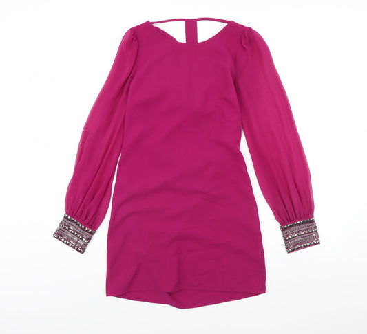Warehouse Womens Purple   Shift  Size 8