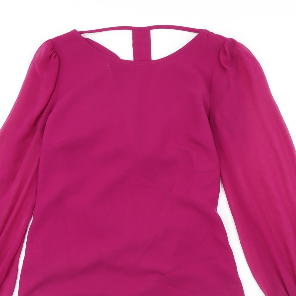 Warehouse Womens Purple   Shift  Size 8