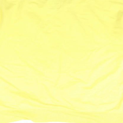 Brand and care label for Time To Dream women’s yellow jumper, size L, - sweet dreams