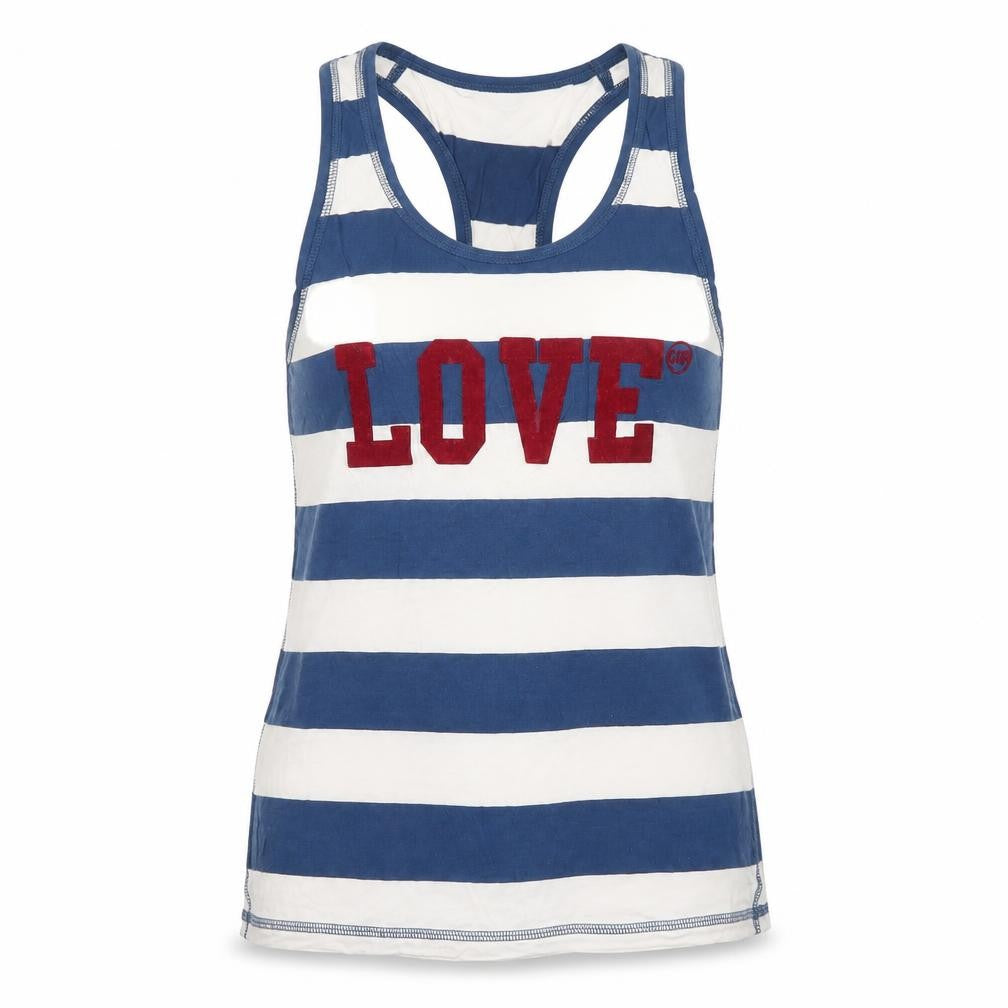 NEXT Womens Blue Striped  Basic Tank Size 8