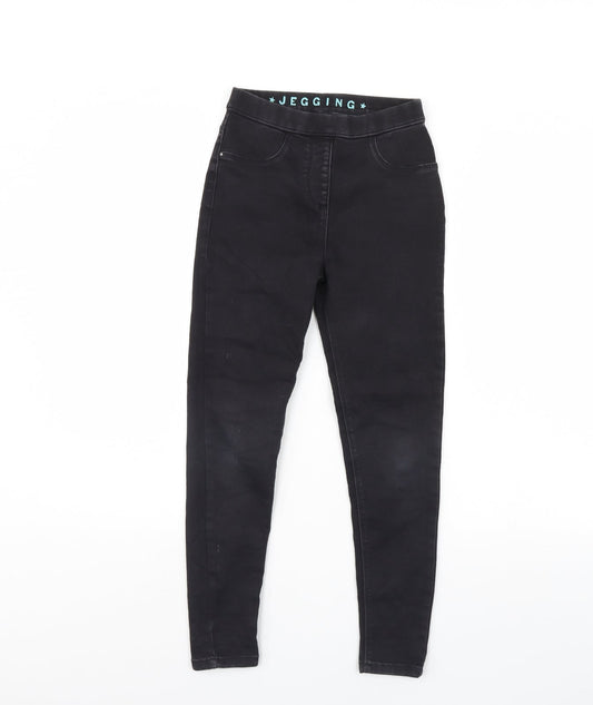 George Girls Black   Skinny Jeans Size 9 Years