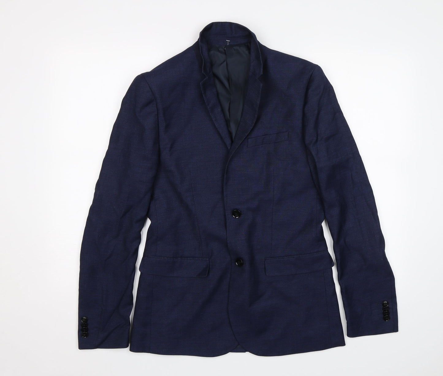 H&M Mens Blue   Jacket Blazer Size 36