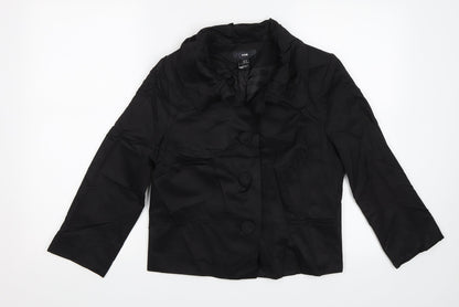 H&M Womens Black   Jacket  Size 12