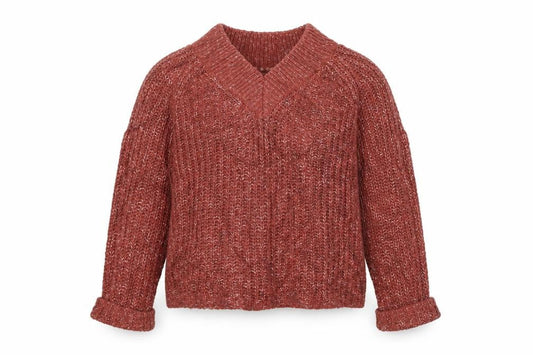 Per Una Womens Red   Pullover Jumper Size S
