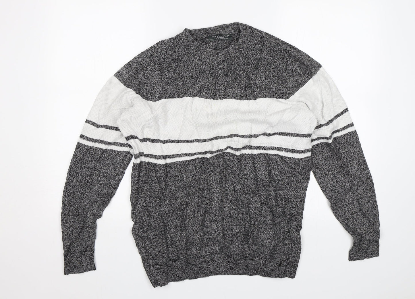 Primark Womens Grey   Pullover Jumper Size XL