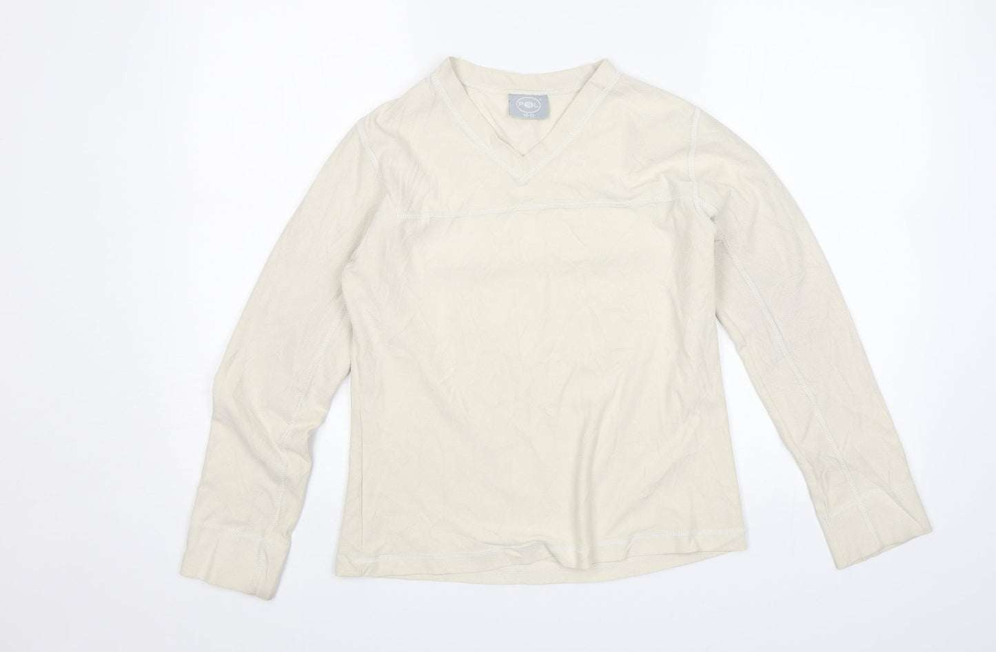 PSL Girls White   Pullover Jumper Size 10-11 Years