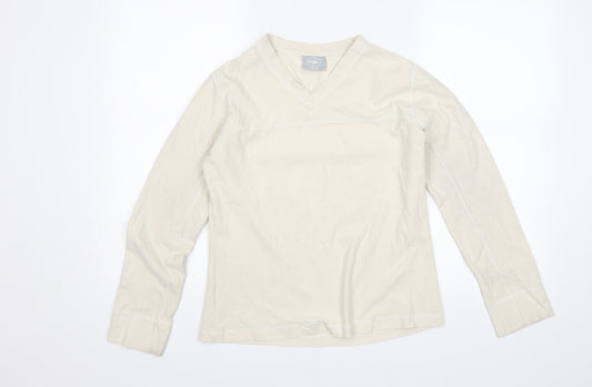 PSL Girls White   Pullover Jumper Size 10-11 Years