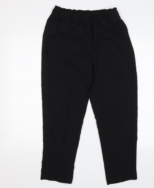 H&M Womens Black   Dress Pants Trousers Size 8 L24 in