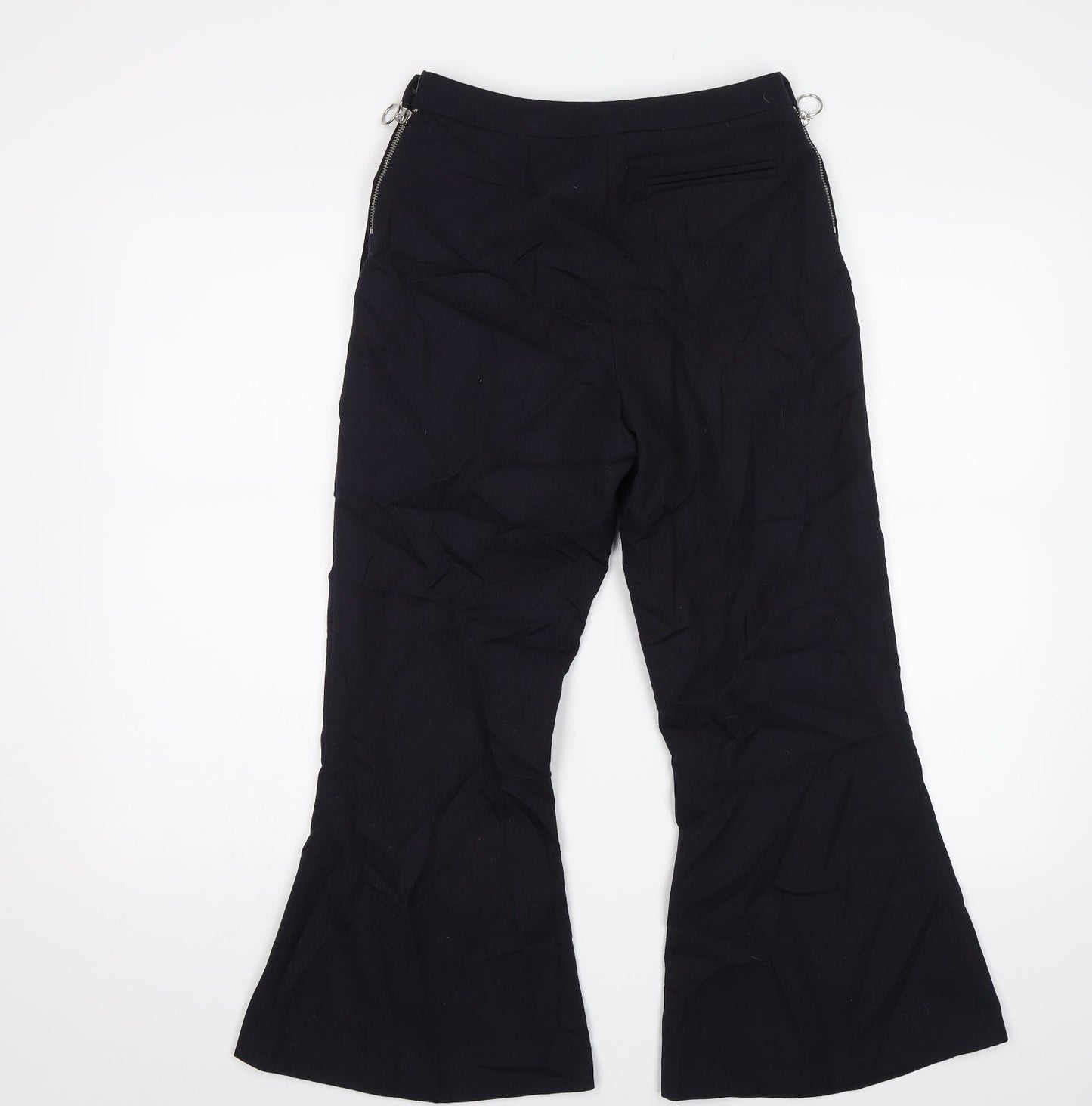 Topshop Womens Blue   Trousers  Size 8 L21 in