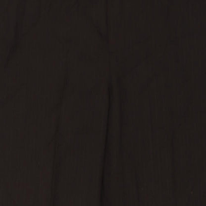 Bonmarché Womens Brown Striped Trousers Size 18 L25 in