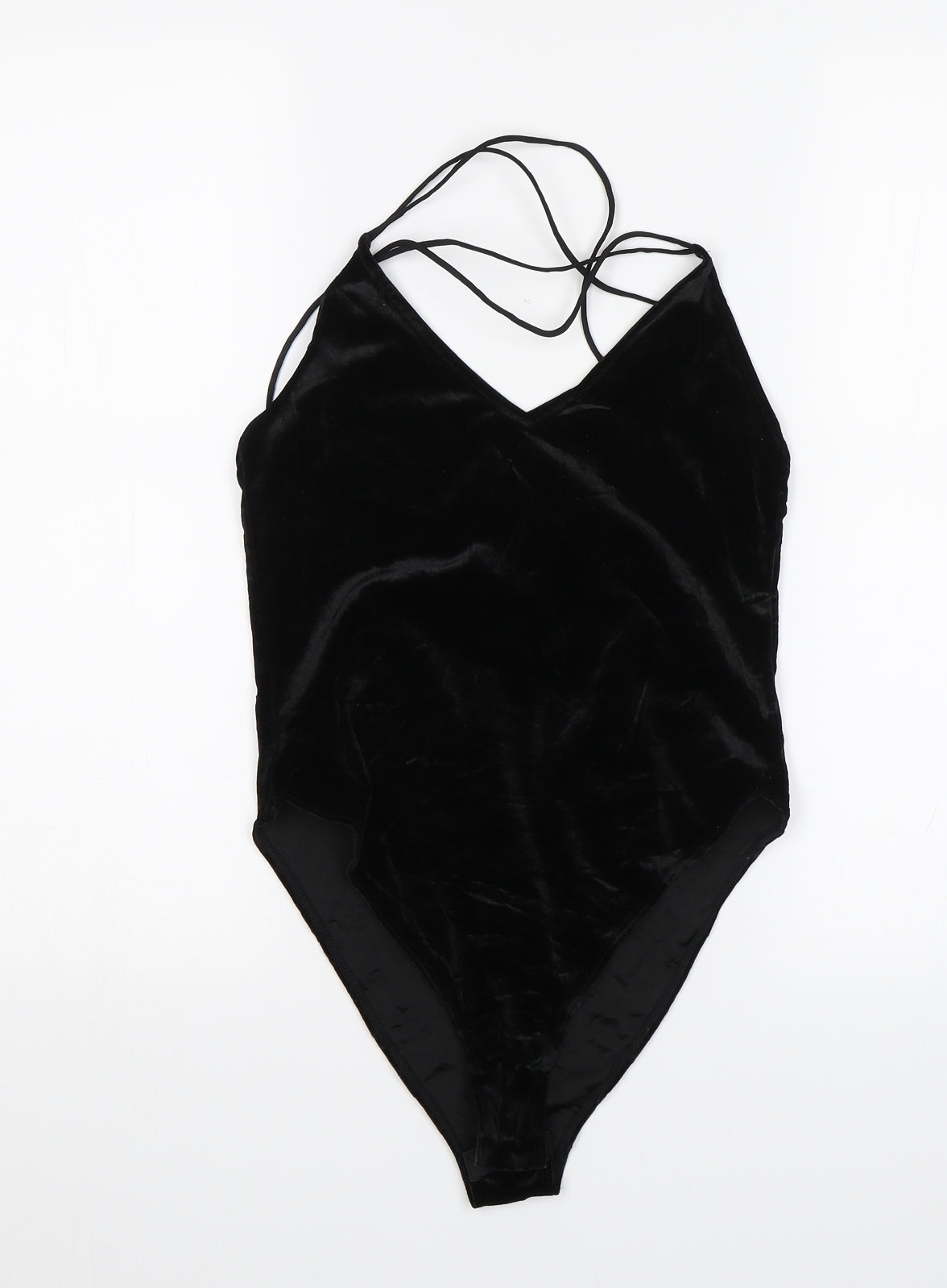 Divided Womens Black   Bodysuit One-Piece Size S