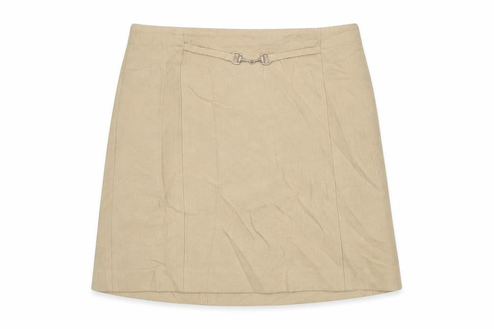 H&M Womens Beige   Mini Skirt Size 10