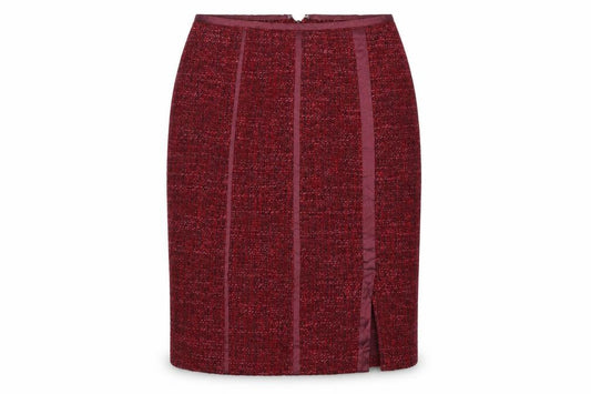 Quin and Donnelly Womens Red   Straight & Pencil Skirt Size 12