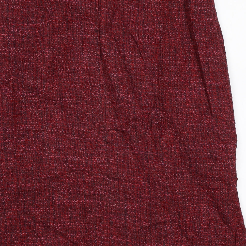 Quin and Donnelly Womens Red   Straight & Pencil Skirt Size 12