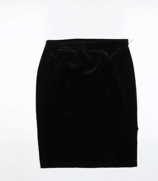 Look Fashion Womens Black   Straight & Pencil Skirt Size 10