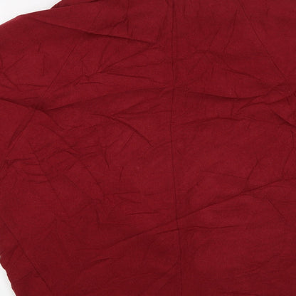 Brand and care label for Atmosphere women’s red jacket, size UK 8