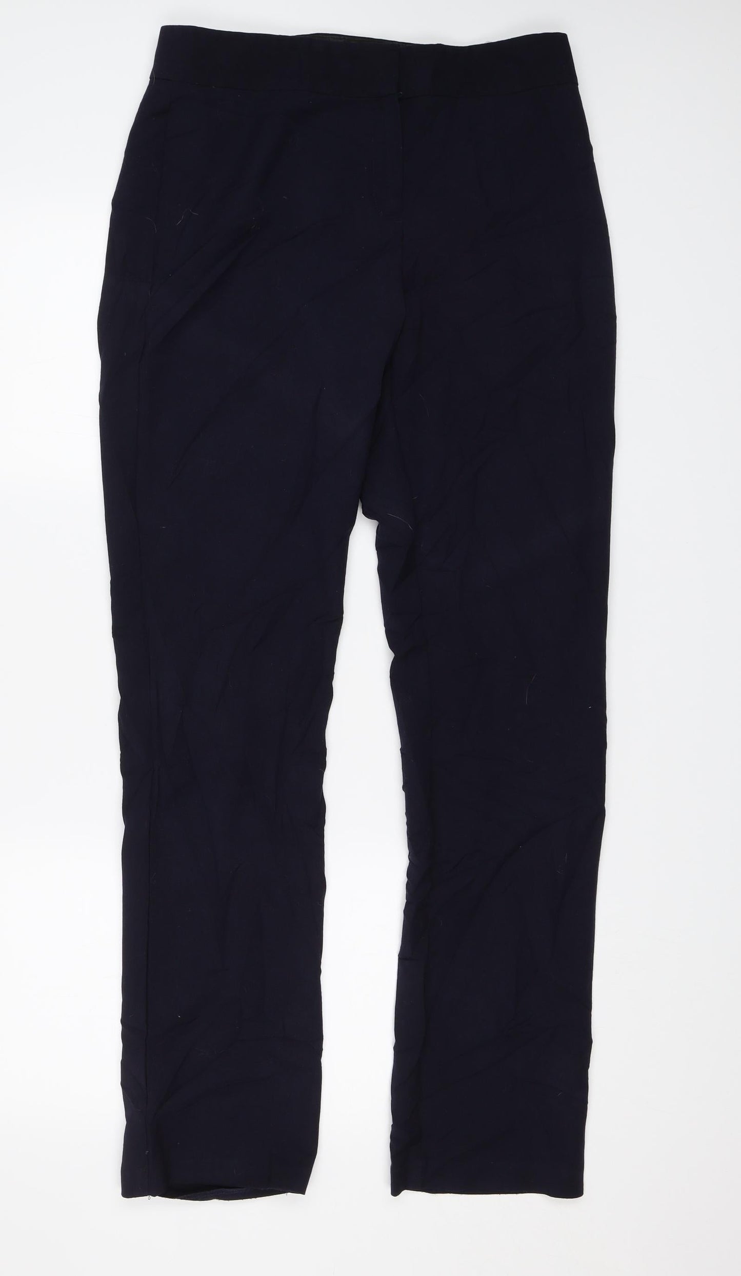 M&S Womens Blue   Dress Pants Trousers Size 12 L30 in