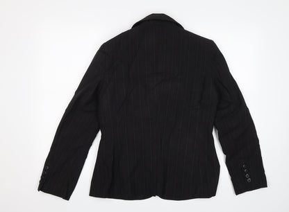 Back view of Atmosphere women’s black jacket blazer, size UK 12