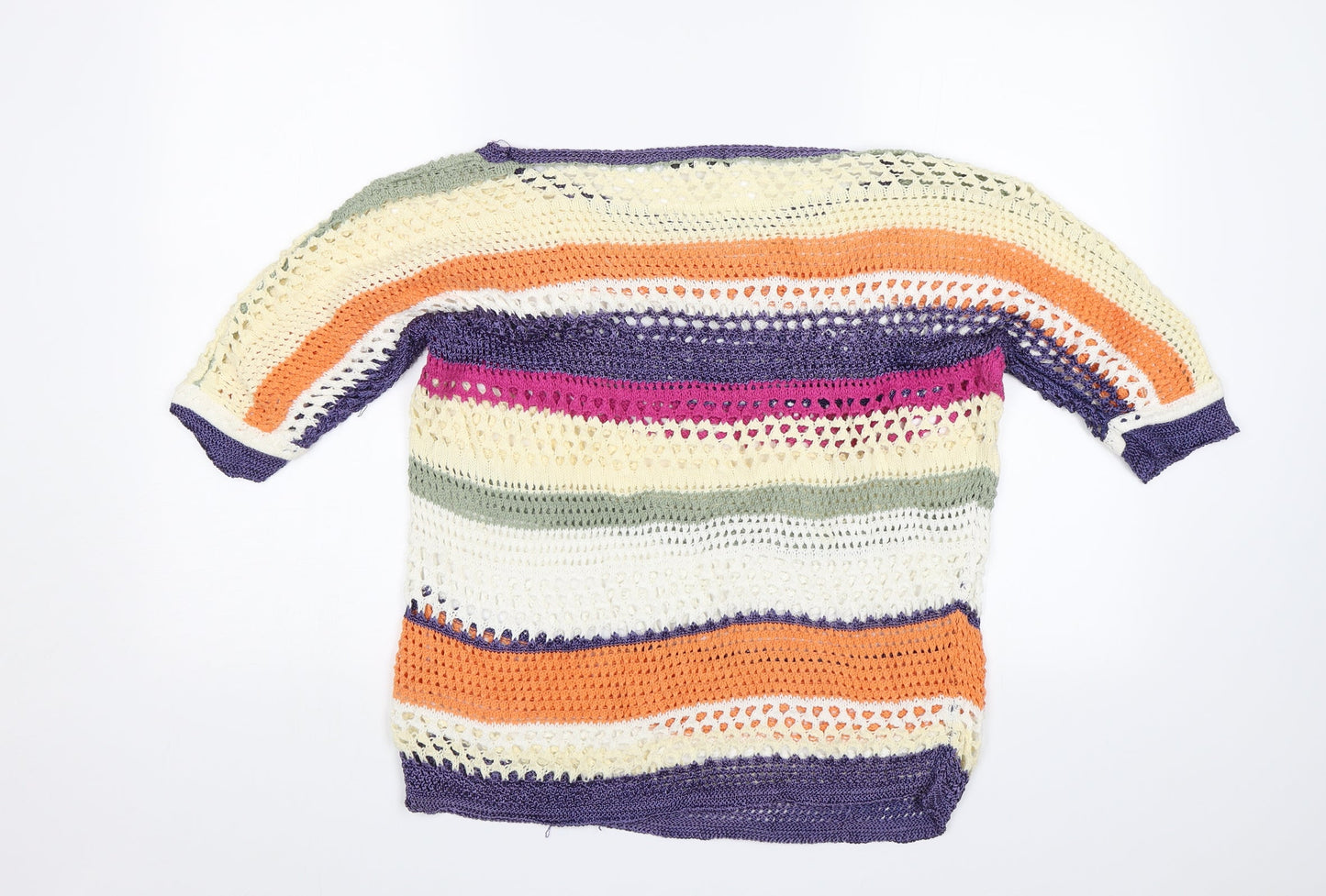 NEXT Womens Multicoloured Striped  Pullover Jumper Size S