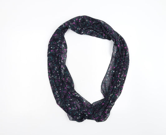 Preworn Womens Blue Floral   Scarf
