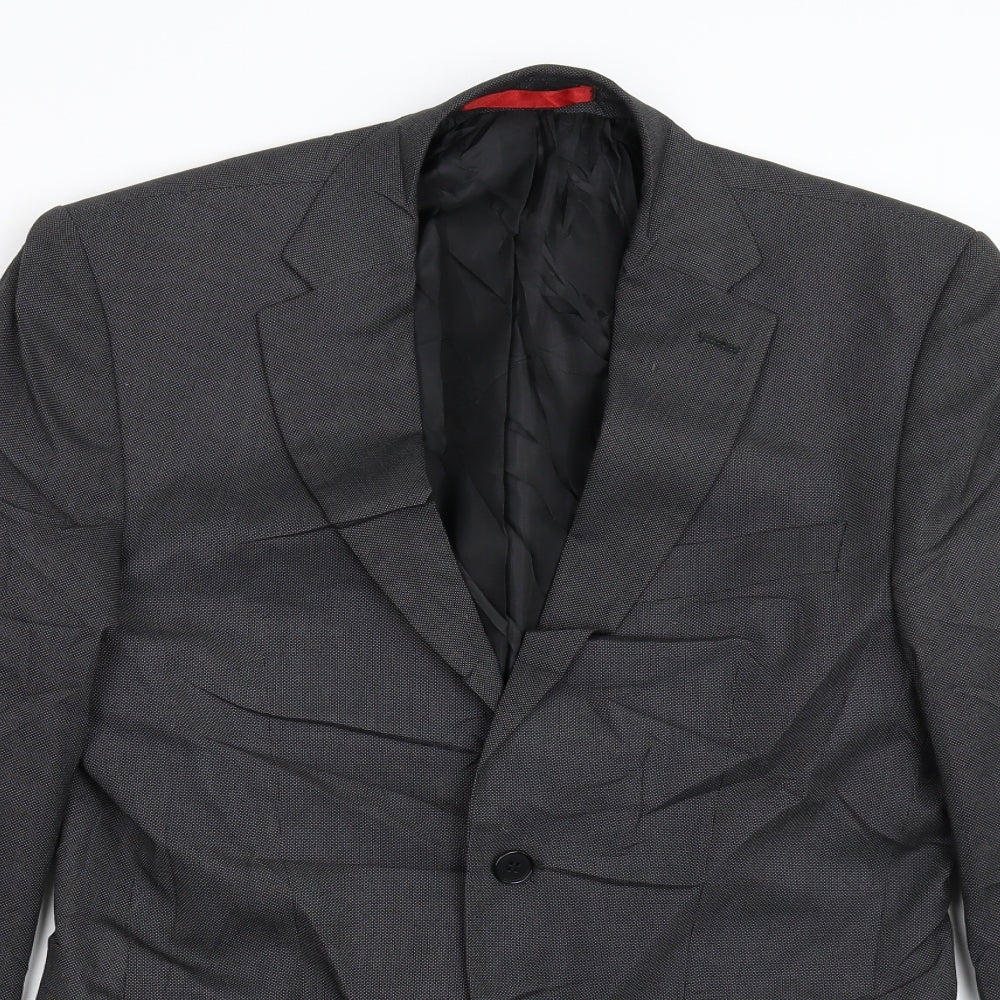 Burton Mens Grey   Jacket Blazer Size 36