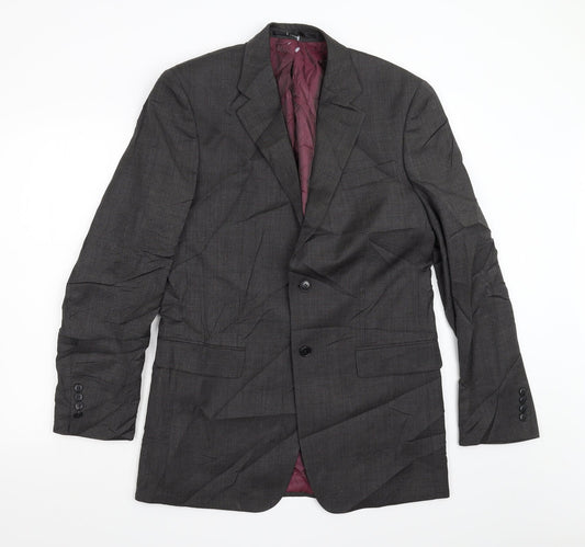 John Lewis Mens Grey   Jacket Blazer Size 38