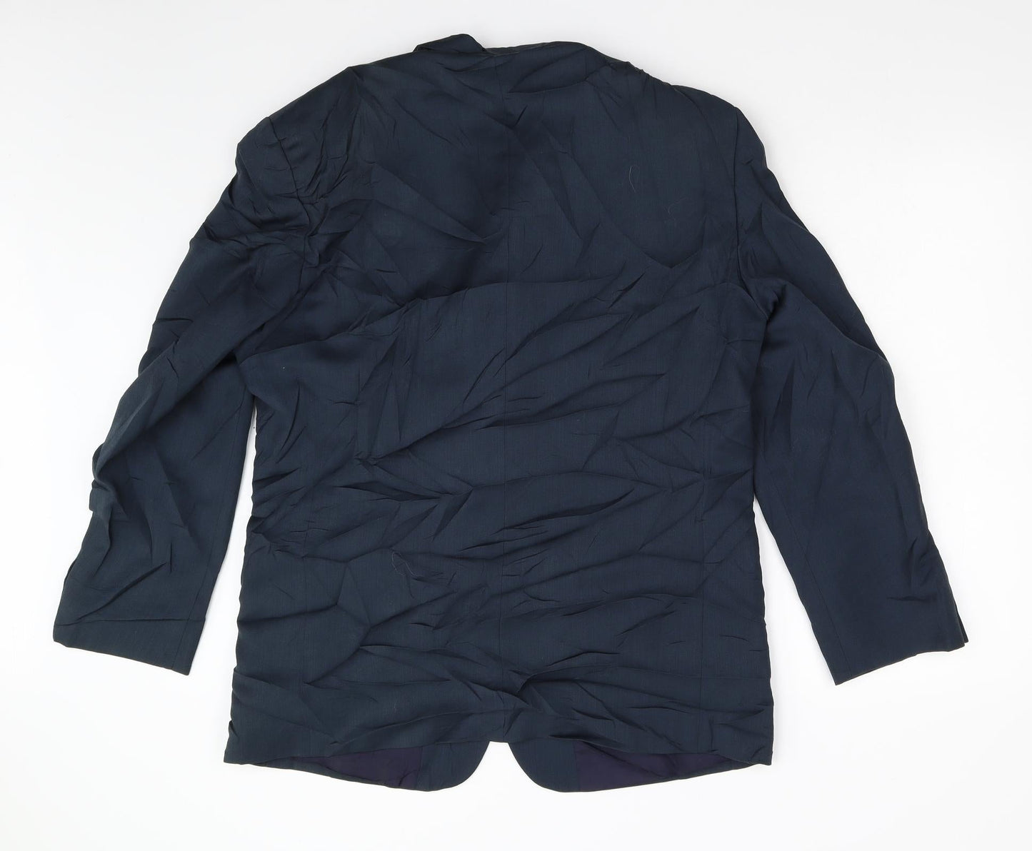 David Moss Mens Blue   Jacket Blazer Size 44