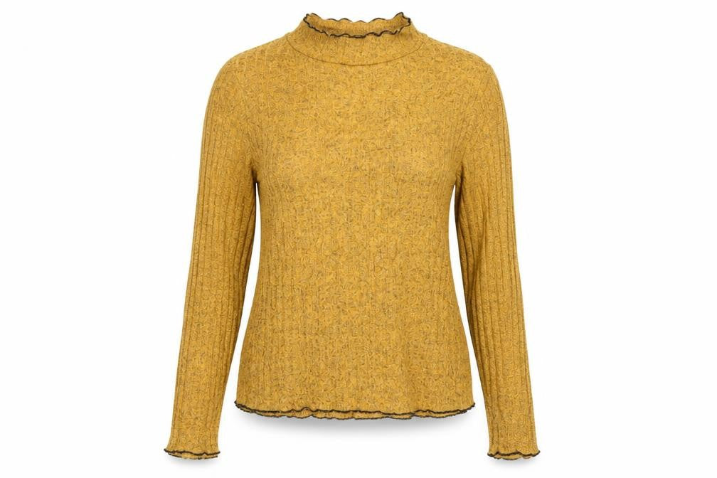 Primark Womens Yellow  Knit Pullover Jumper Size L