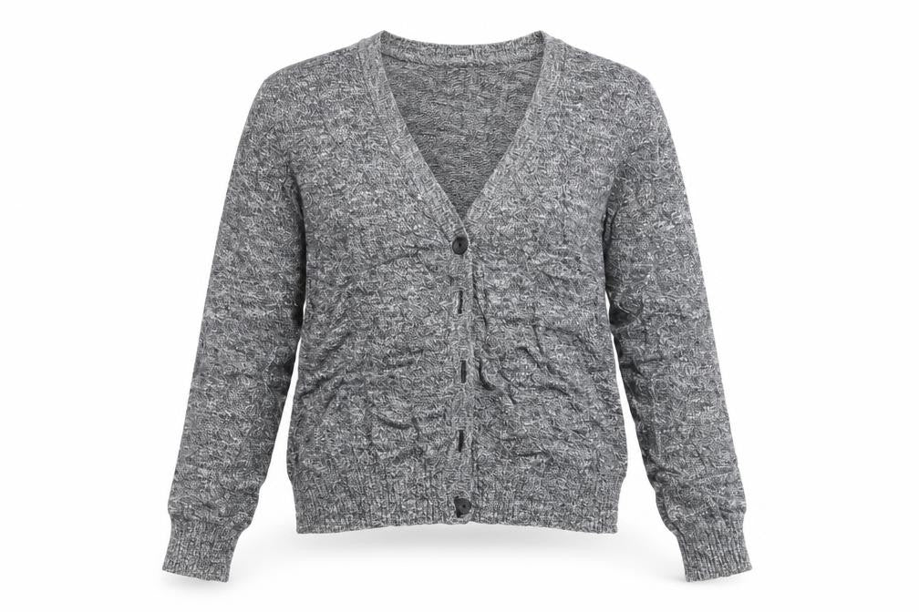 Divided Womens Grey  Knit Cardigan Jumper Size M