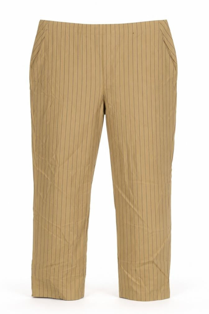 Autograph Womens Brown Striped  Trousers  Size 22 L31 in