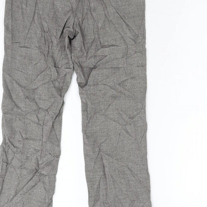 Etite Womens Grey   Trousers  Size 8 L27 in