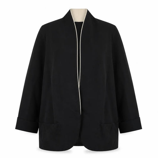 Front view of Dorothy Perkins women’s black jacket blazer, size M